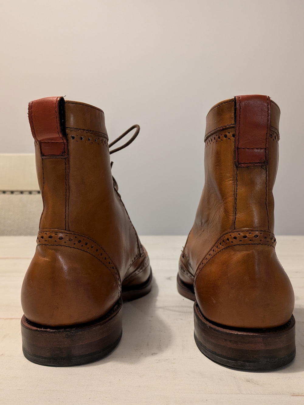 Allen Edmonds Dalton Boots - Walnut - Picture 8 of 8